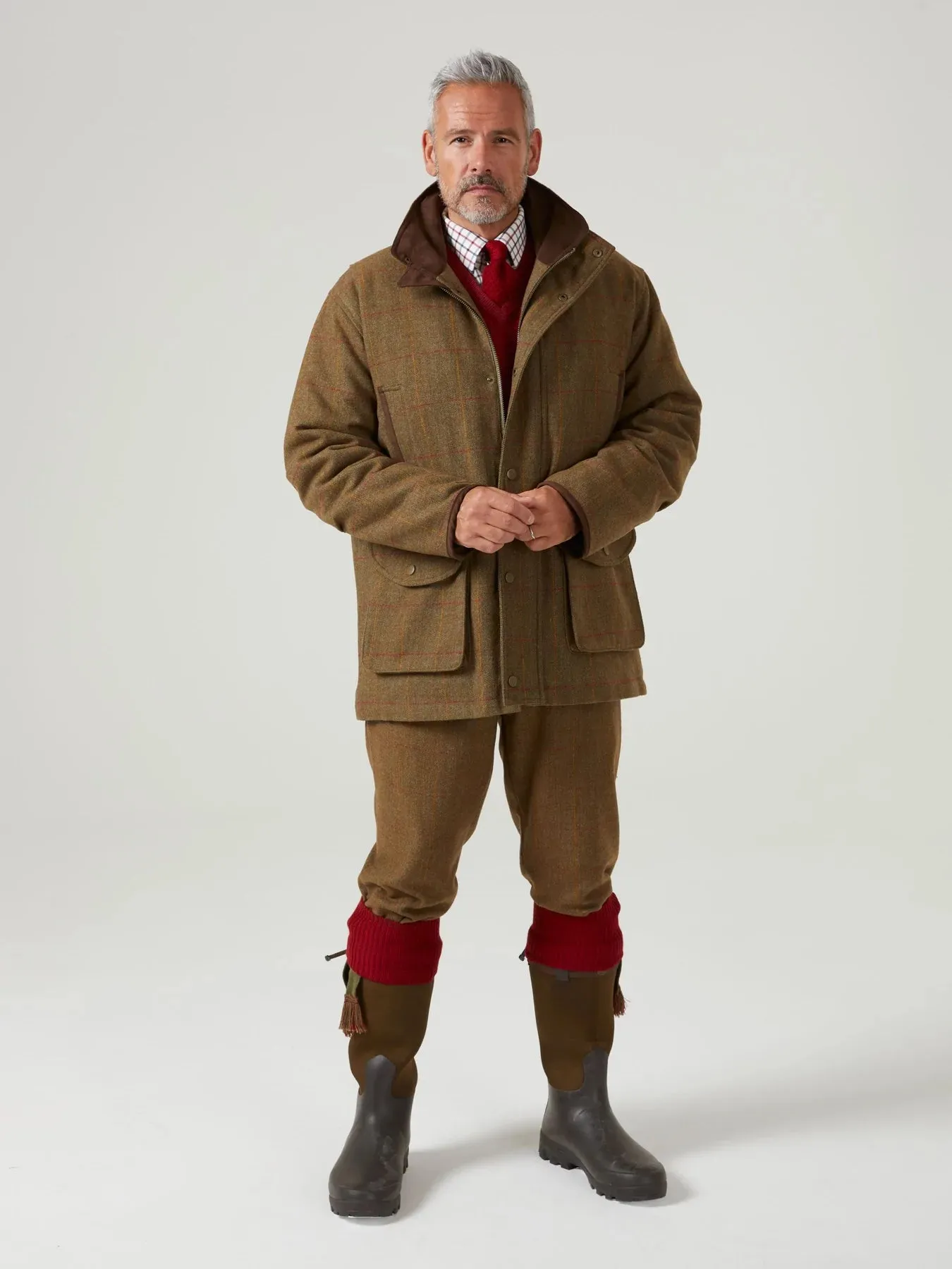 50% OFF ALAN PAINE Combrook Mens Tweed Shooting Breeks - Hawthorn - Size: 34", 40" & 42"