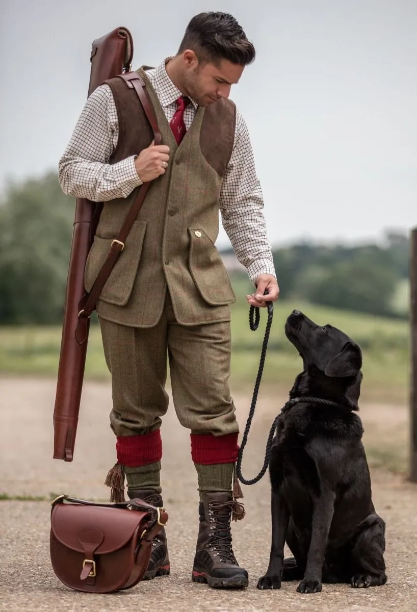 50% OFF - ALAN PAINE Combrook Mens Tweed Shooting Breeks - Sage - Size: 30", 32", 40" & 46"Waist