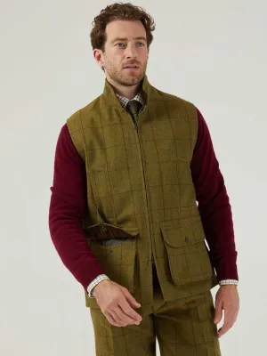 50% OFF ALAN PAINE Rutland Mens Zip Waistcoat - Lichen - Size: SMALL, 3XL & 4XL