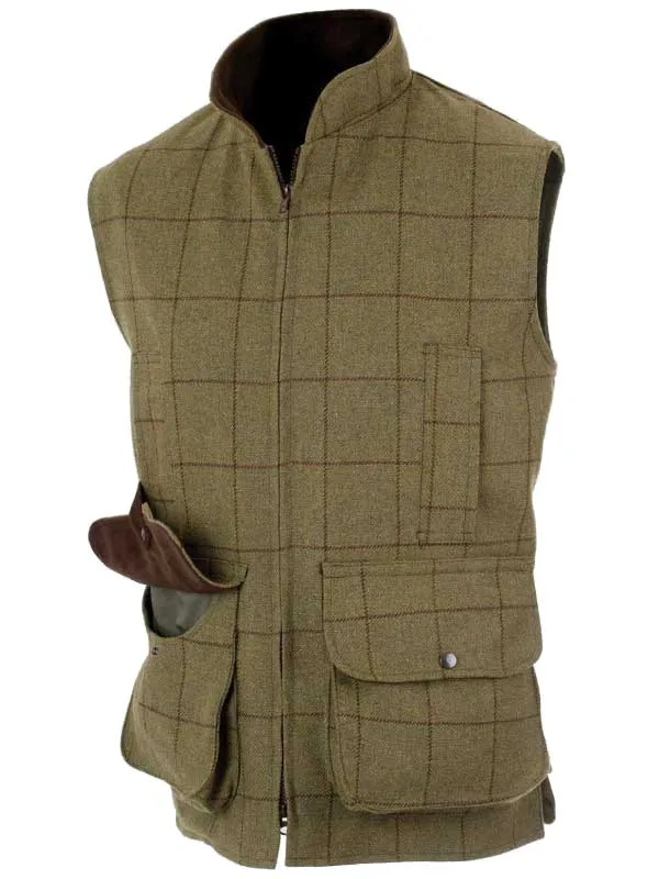 50% OFF ALAN PAINE Rutland Mens Zip Waistcoat - Lichen - Size: SMALL, 3XL & 4XL