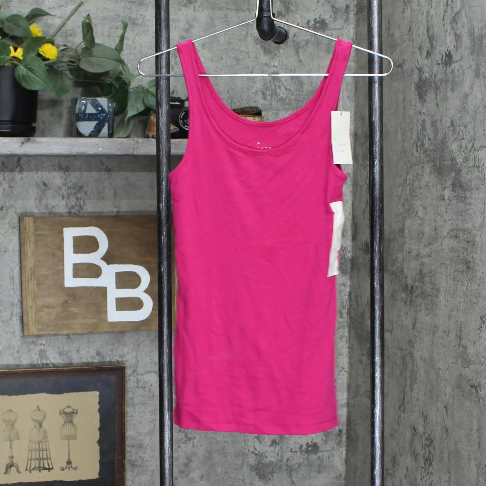 A New Day Women's Slim Fit Tank Top 79272040 Pink S