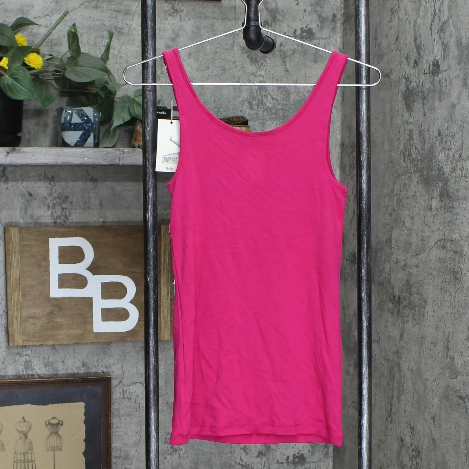 A New Day Women's Slim Fit Tank Top 79272040 Pink S