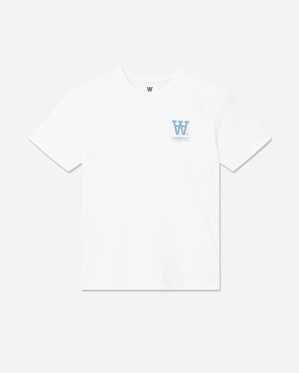 Ace T-shirt - White/Blue