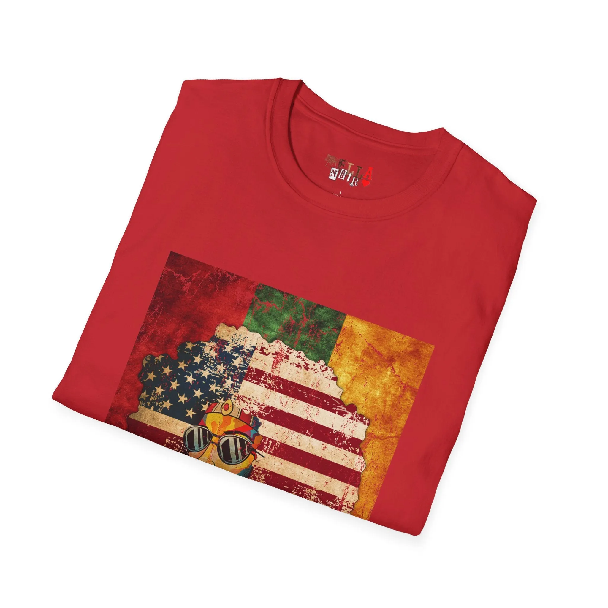 Afro American Queen Unisex Softstyle T-Shirt