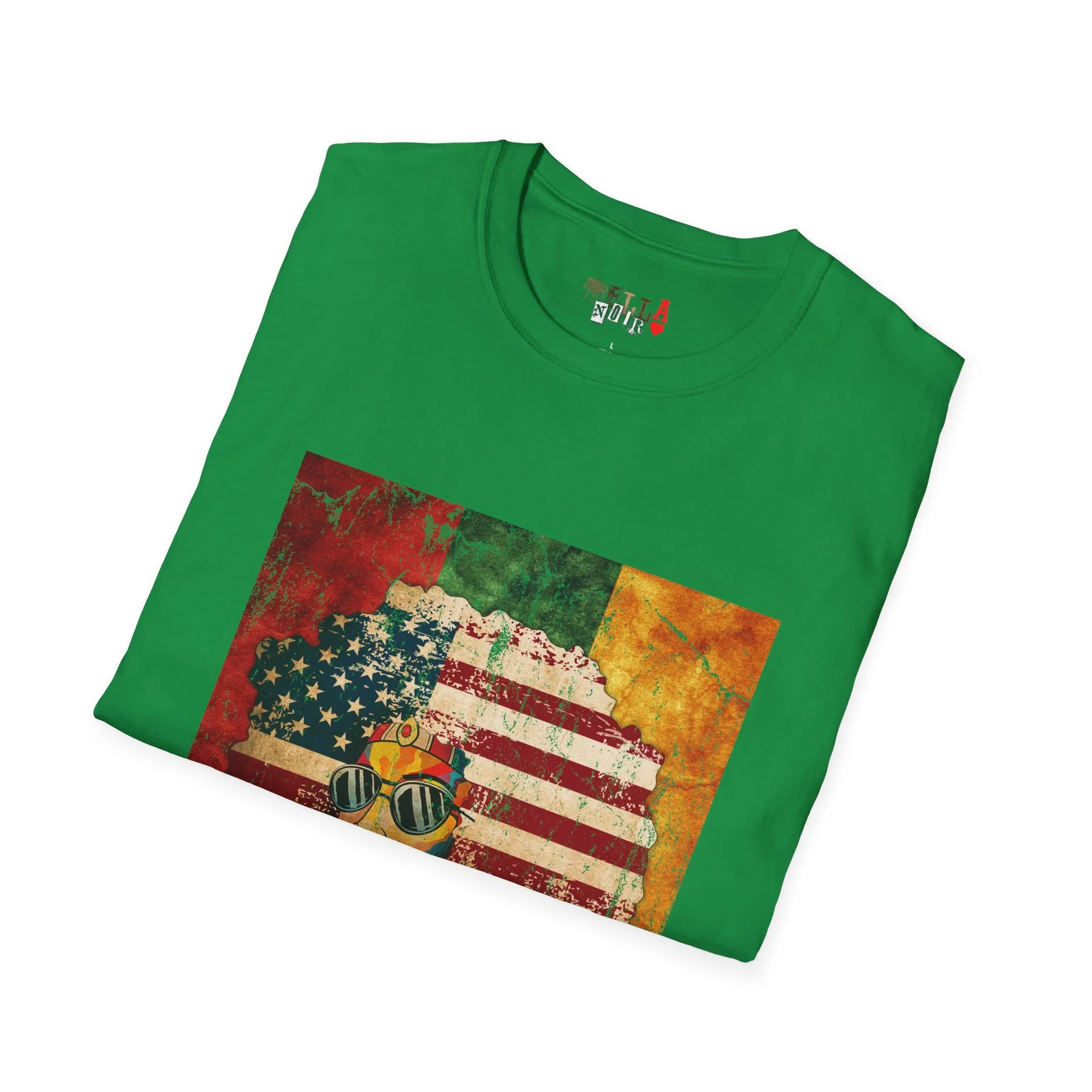 Afro American Queen Unisex Softstyle T-Shirt
