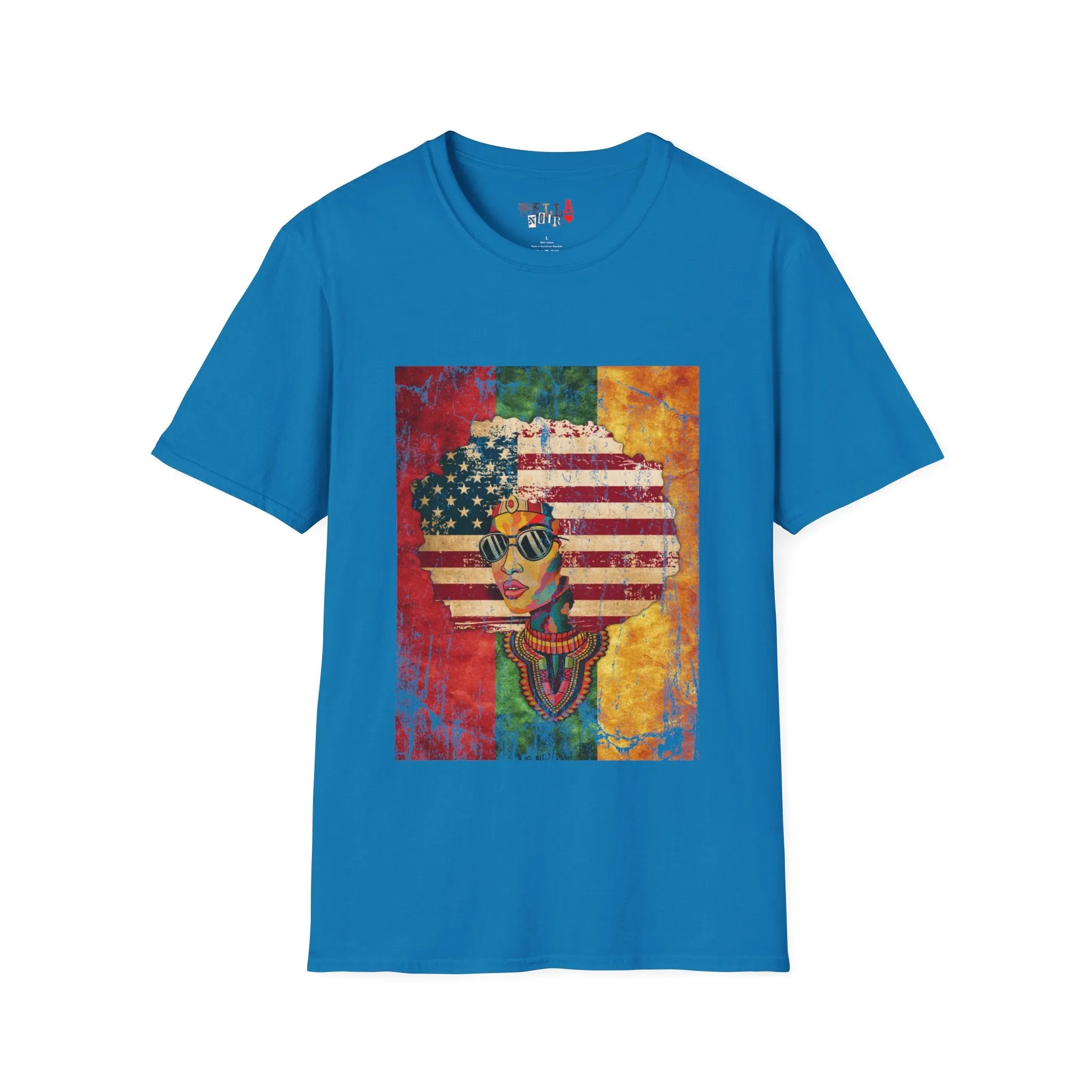 Afro American Queen Unisex Softstyle T-Shirt