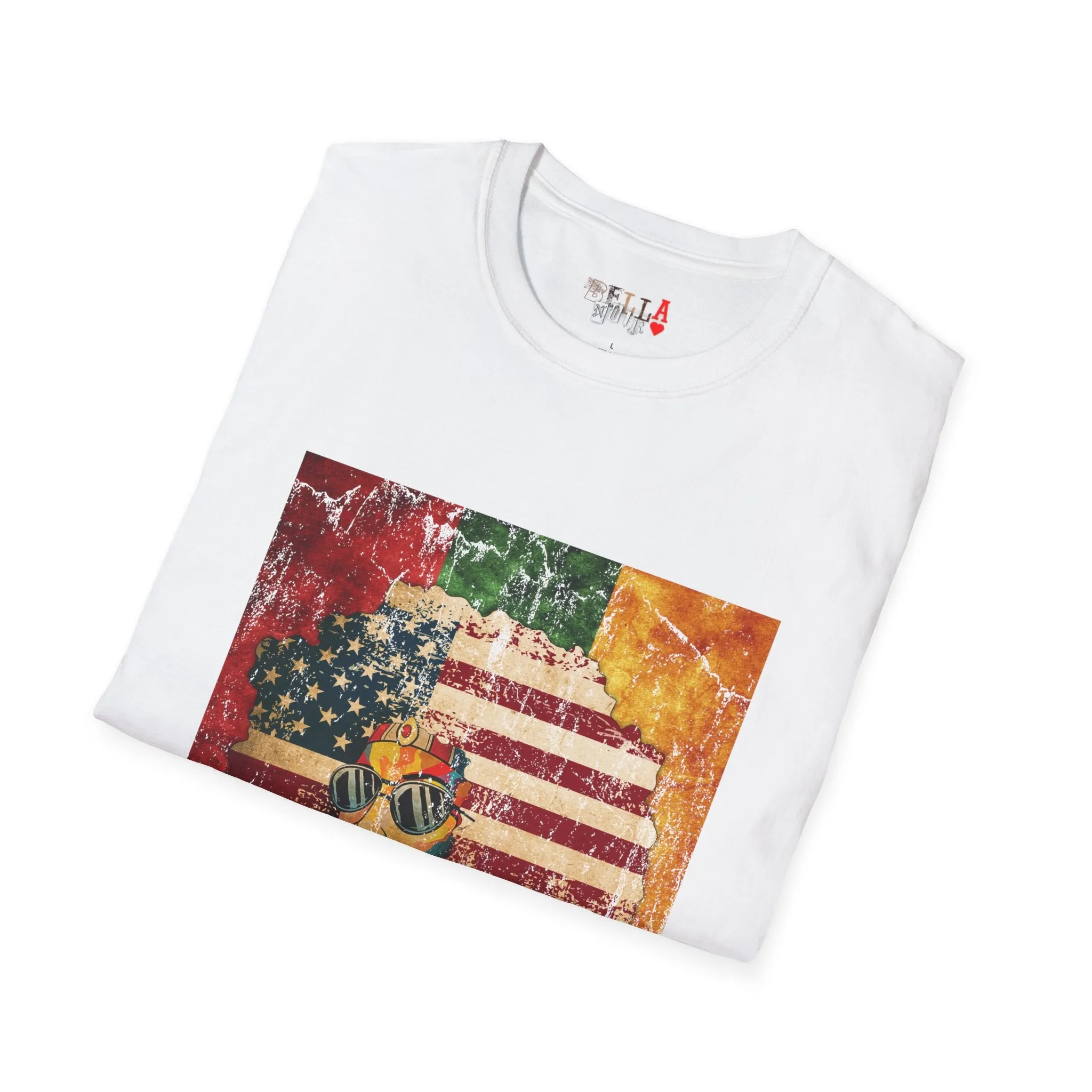 Afro American Queen Unisex Softstyle T-Shirt