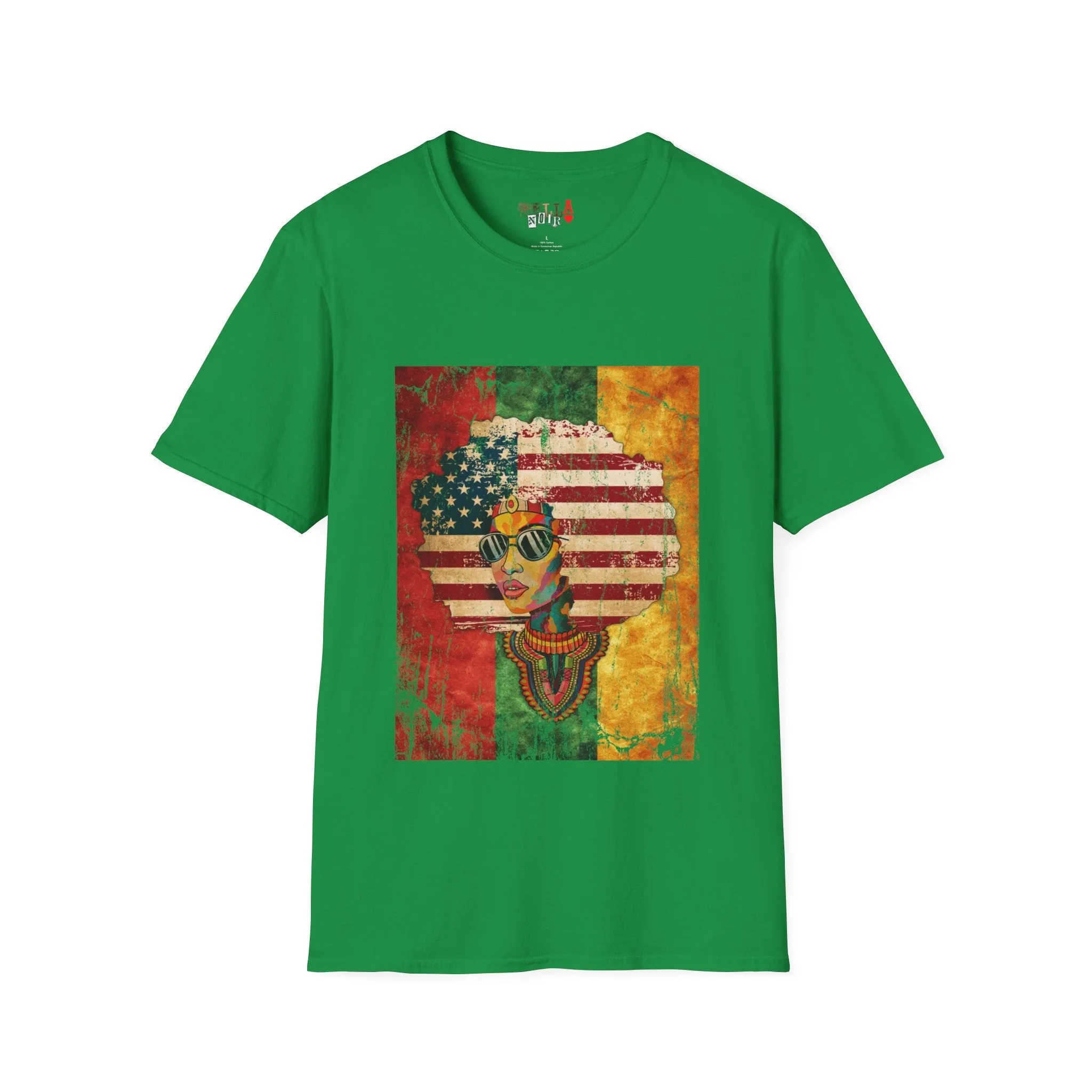 Afro American Queen Unisex Softstyle T-Shirt