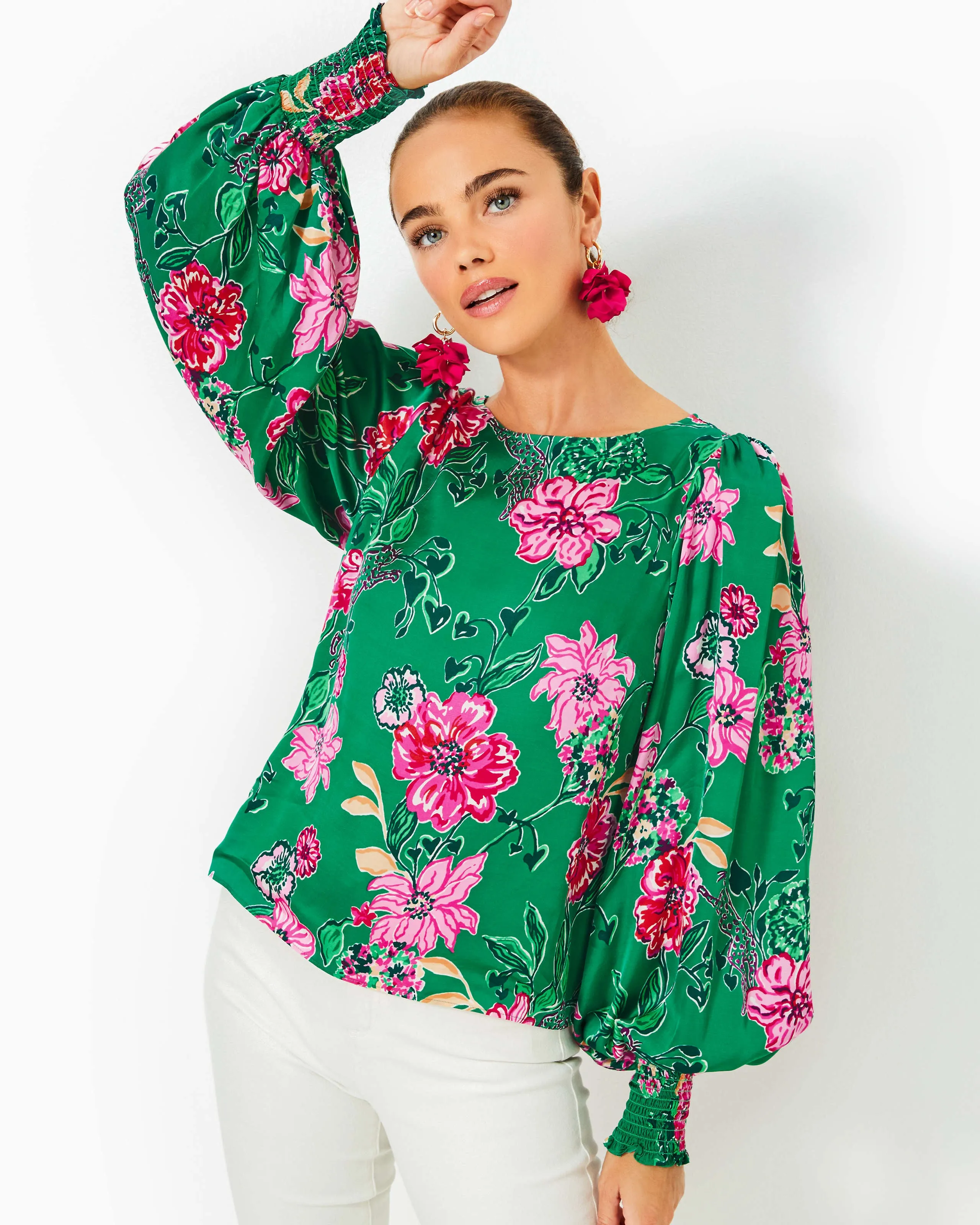 Alfreda Long Sleeve Top - Multi Safari Sanctuary