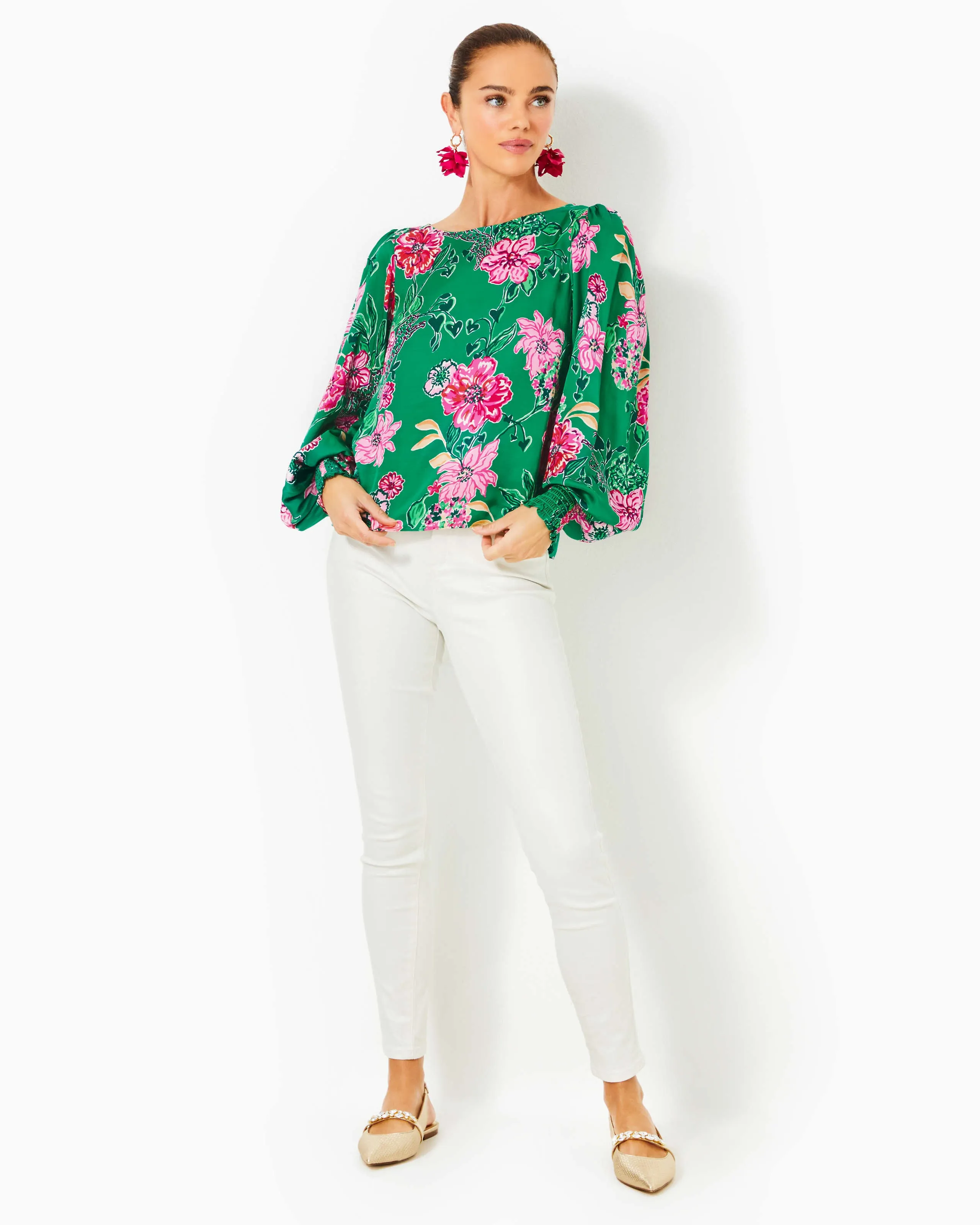 Alfreda Long Sleeve Top - Multi Safari Sanctuary