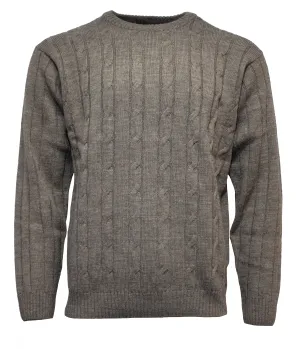Ansett Pure Wool Cable Crew