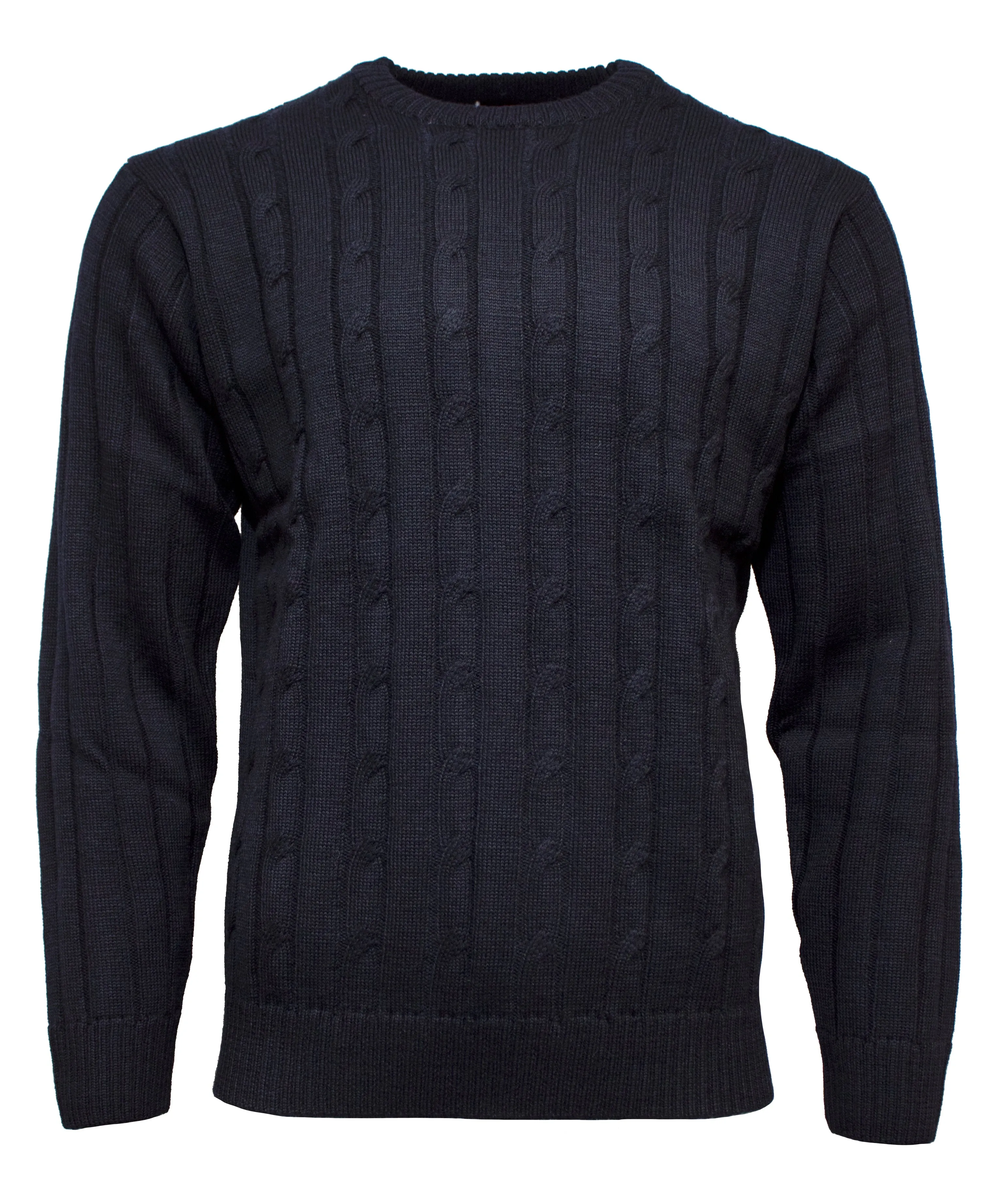Ansett Pure Wool Cable Crew