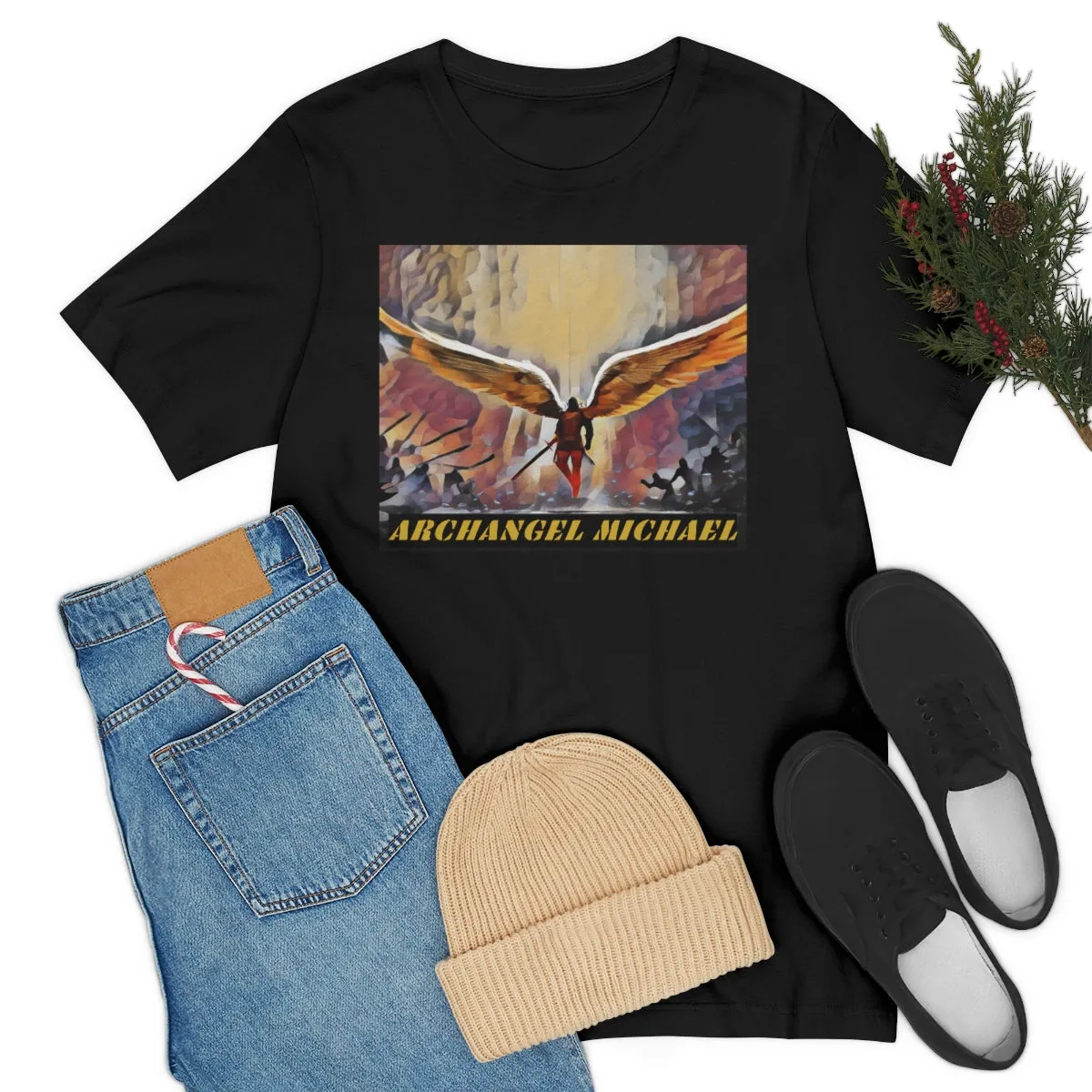 Archangel Michael 3 Short Sleeve Tee