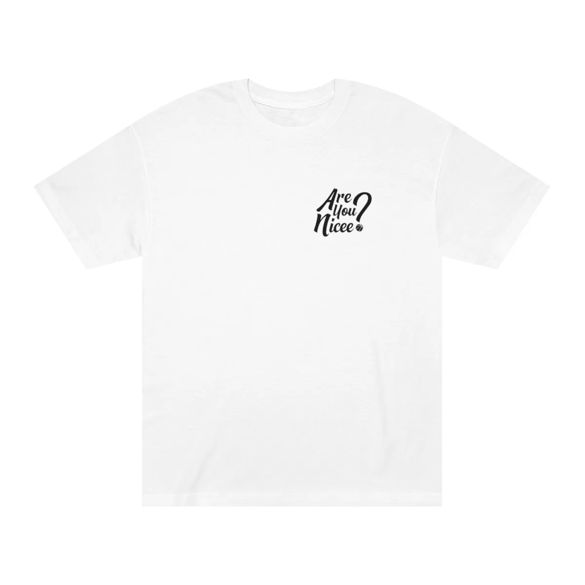 Are You Nicee? Small Logo Tee