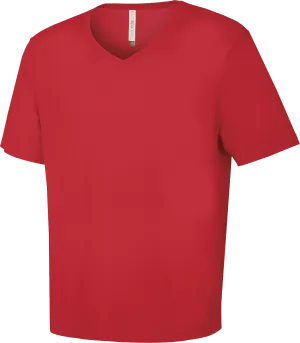 ATC™ EUROSPUN® Ring Spun V-Neck T-Shirt True Red