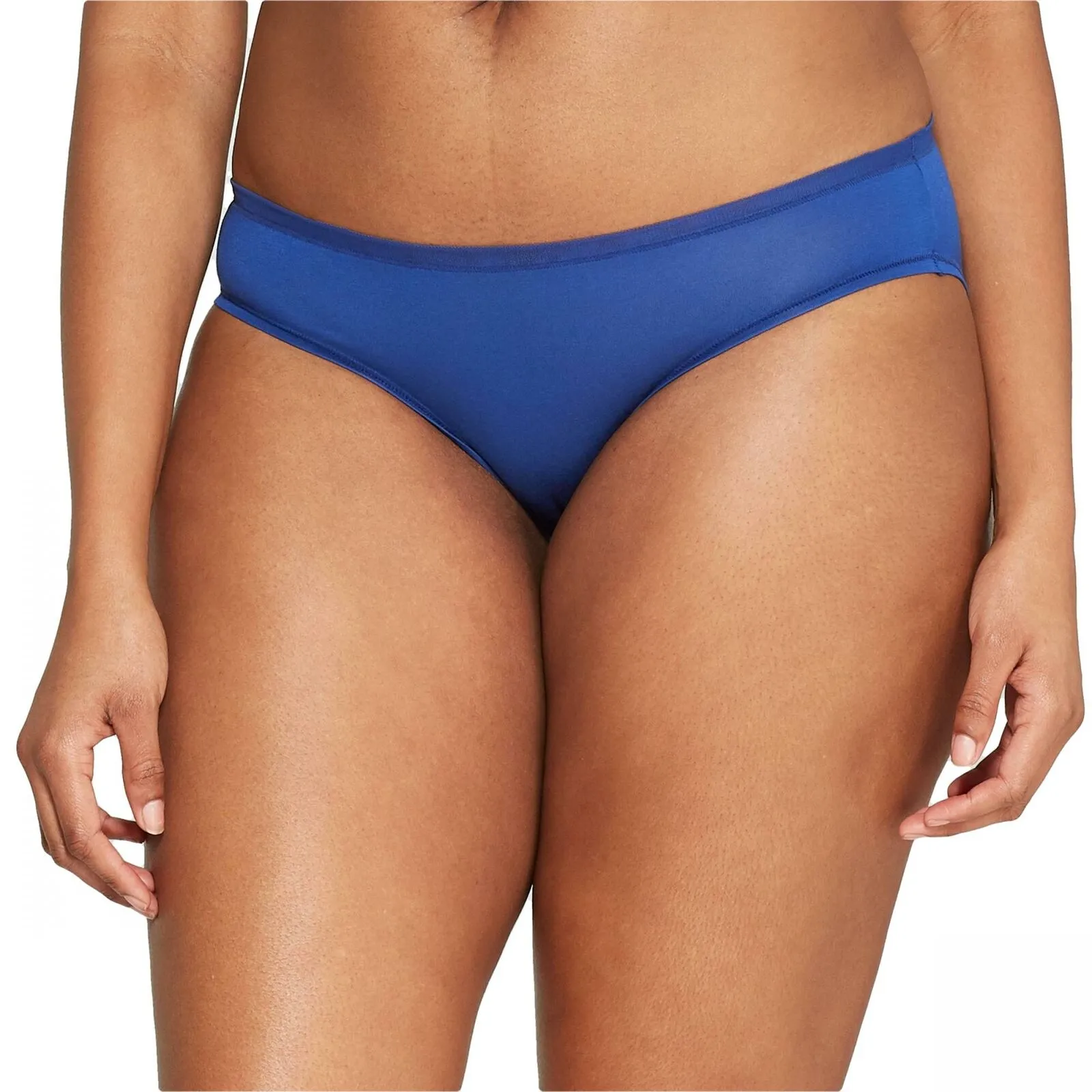 Auden Women's Modal Bikini Panties with Mesh Waistband