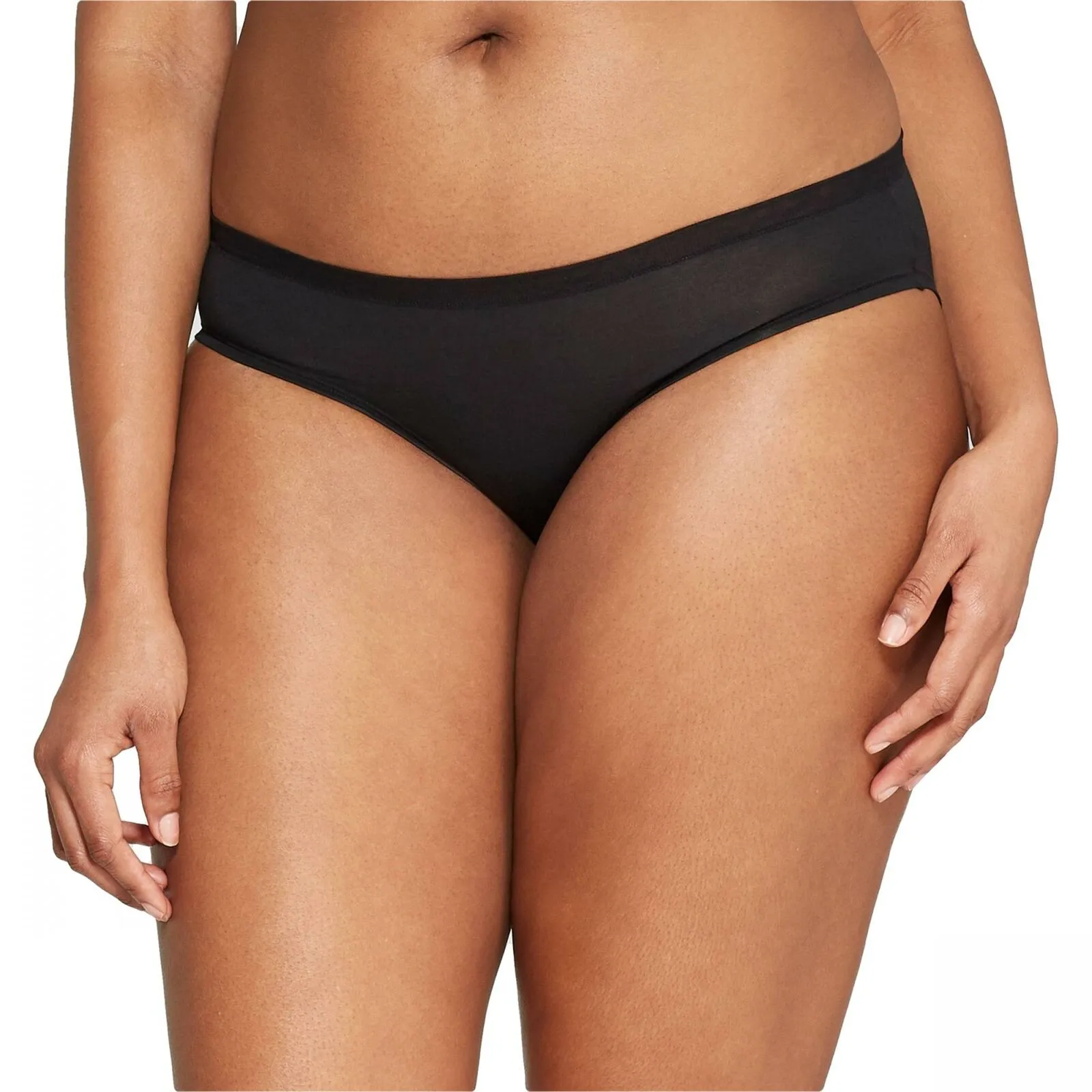 Auden Women's Modal Bikini Panties with Mesh Waistband
