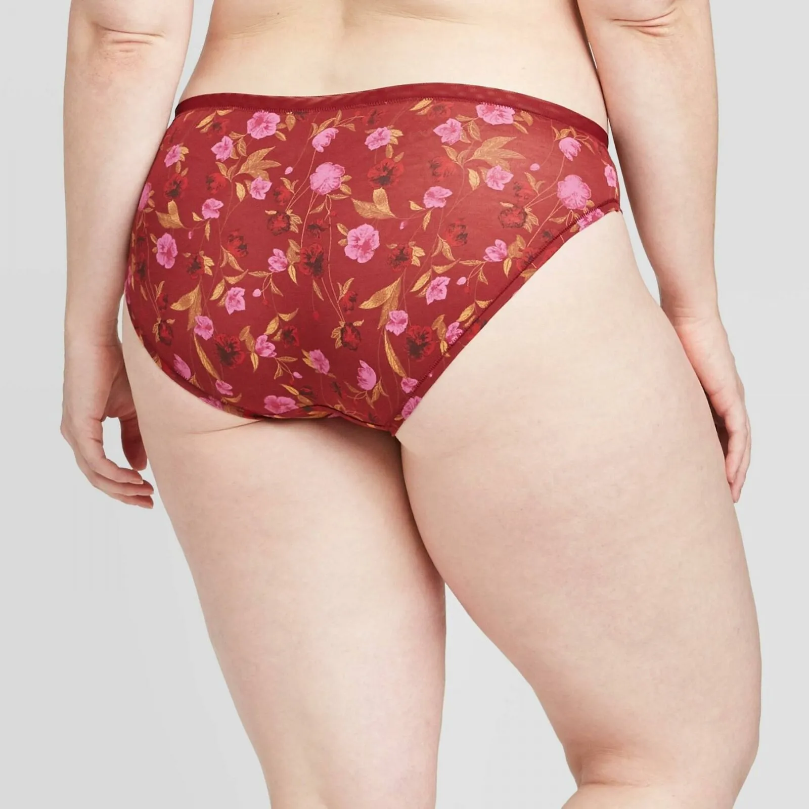 Auden Women's Modal Bikini Panties with Mesh Waistband