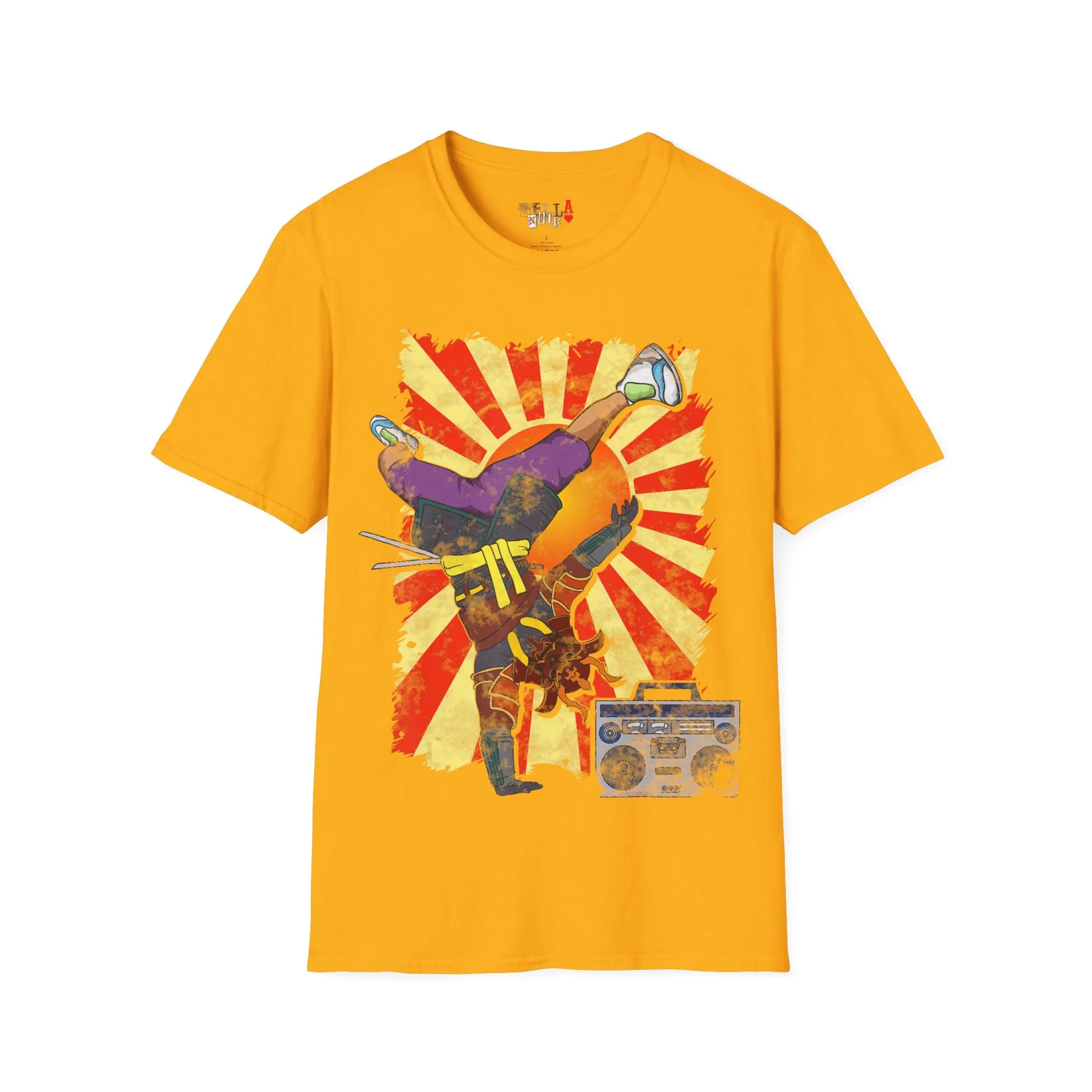 B Boy Samurai Unisex Softstyle T-Shirt
