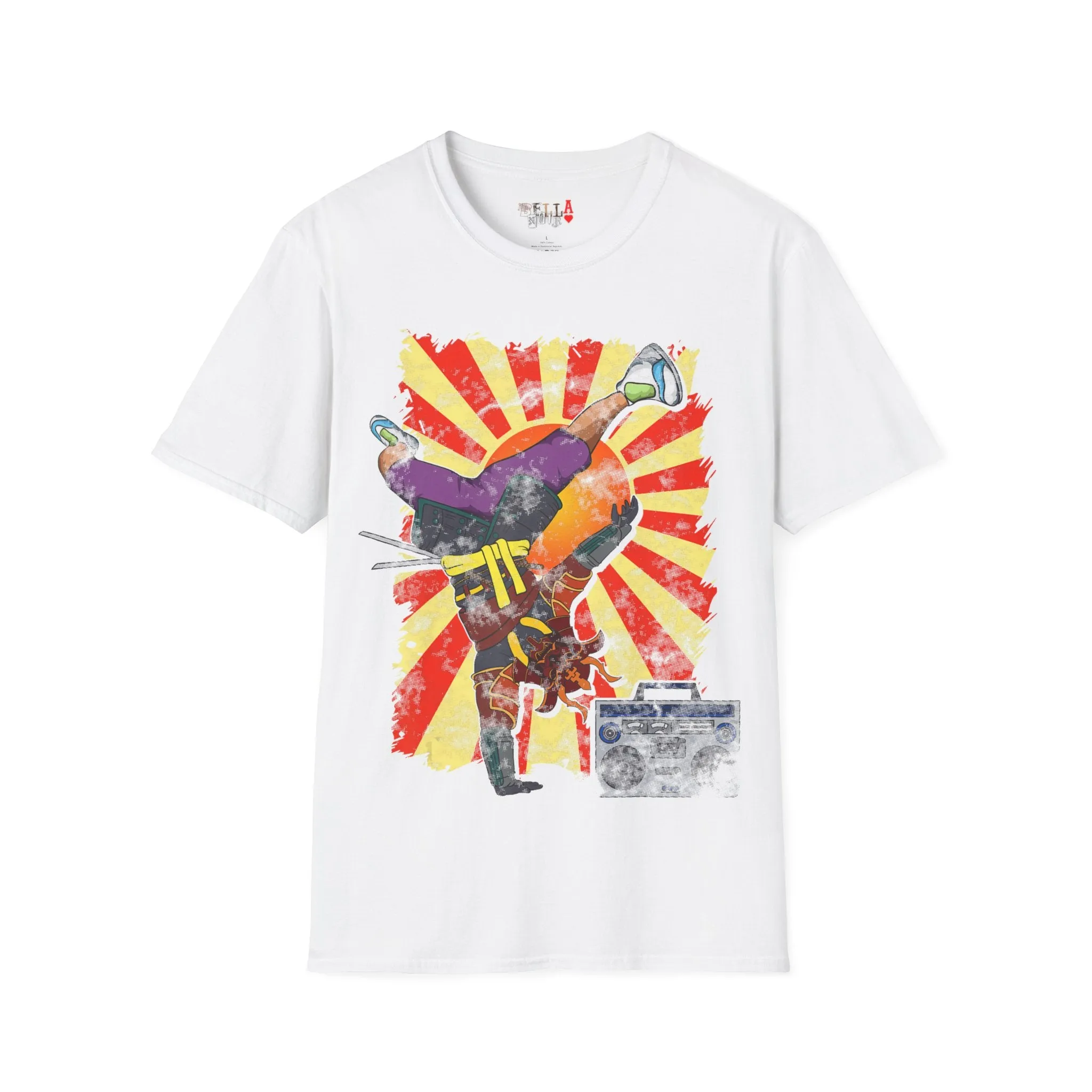 B Boy Samurai Unisex Softstyle T-Shirt
