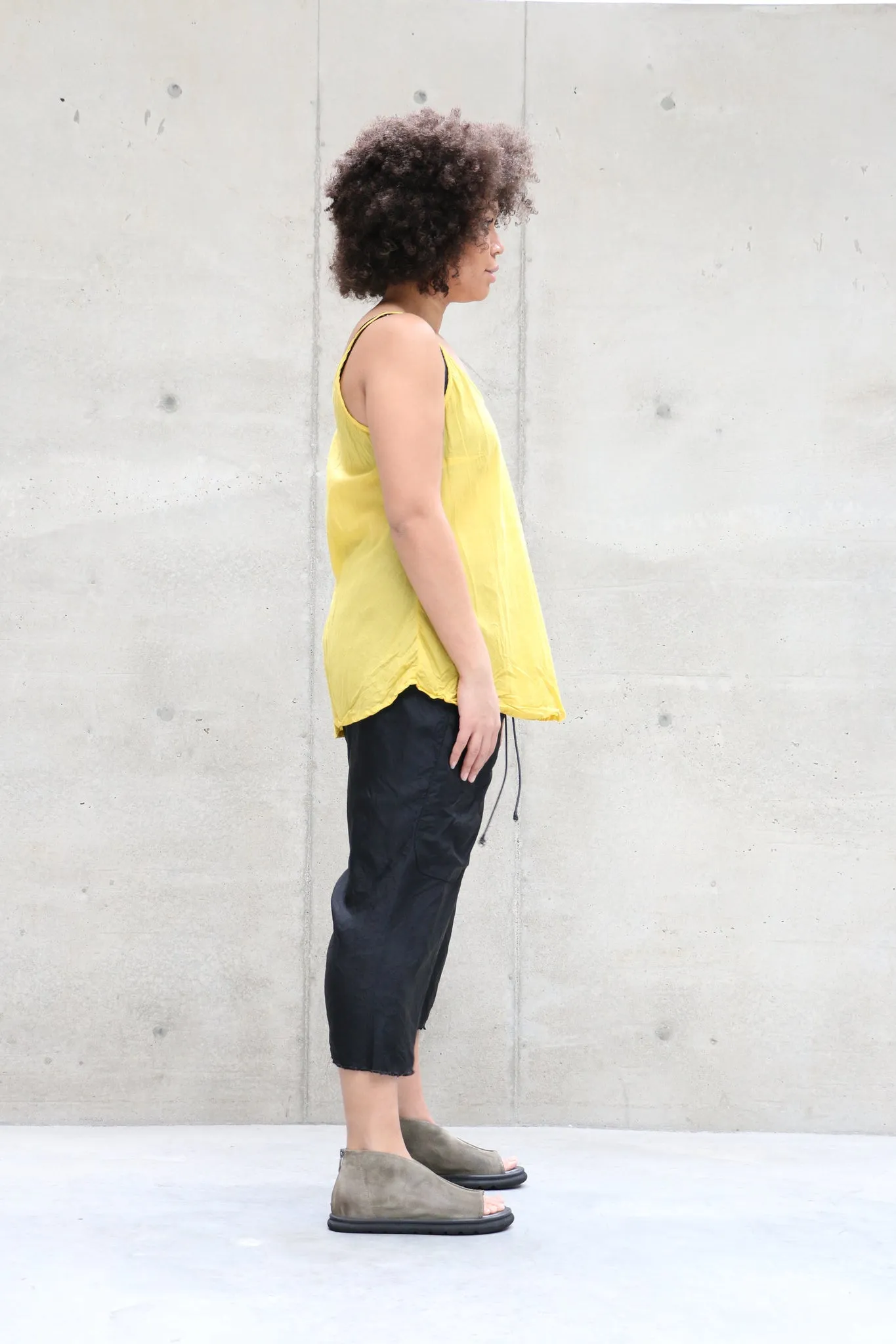 Banana Blue Cotton Sleeveless Top (2 Colors)