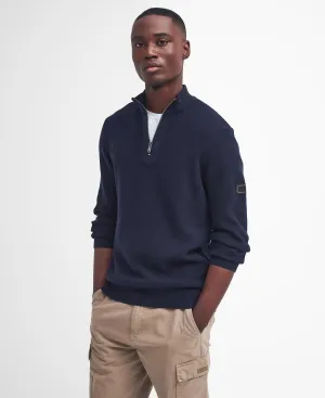 Barbour International Mens Crawley Funnel sweater - Navy