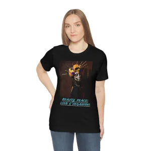 Beauty, Peace, Love & Veganism! Short Sleeve Tee