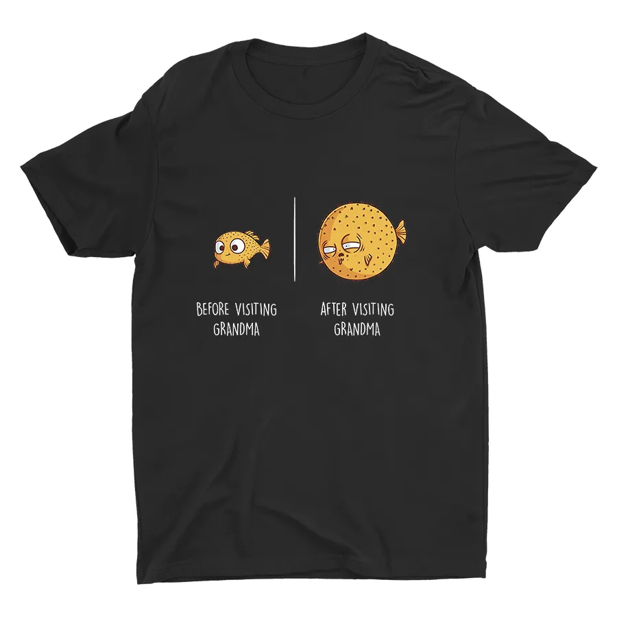 Before/After Visiting Grandma Cotton Tee