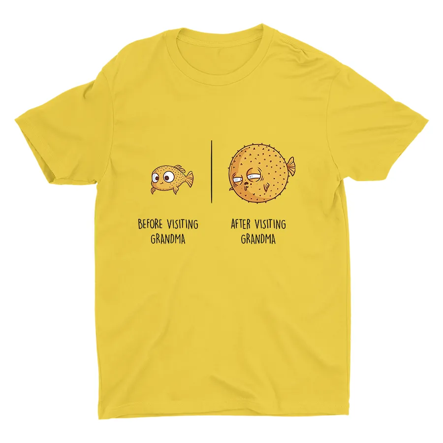 Before/After Visiting Grandma Cotton Tee