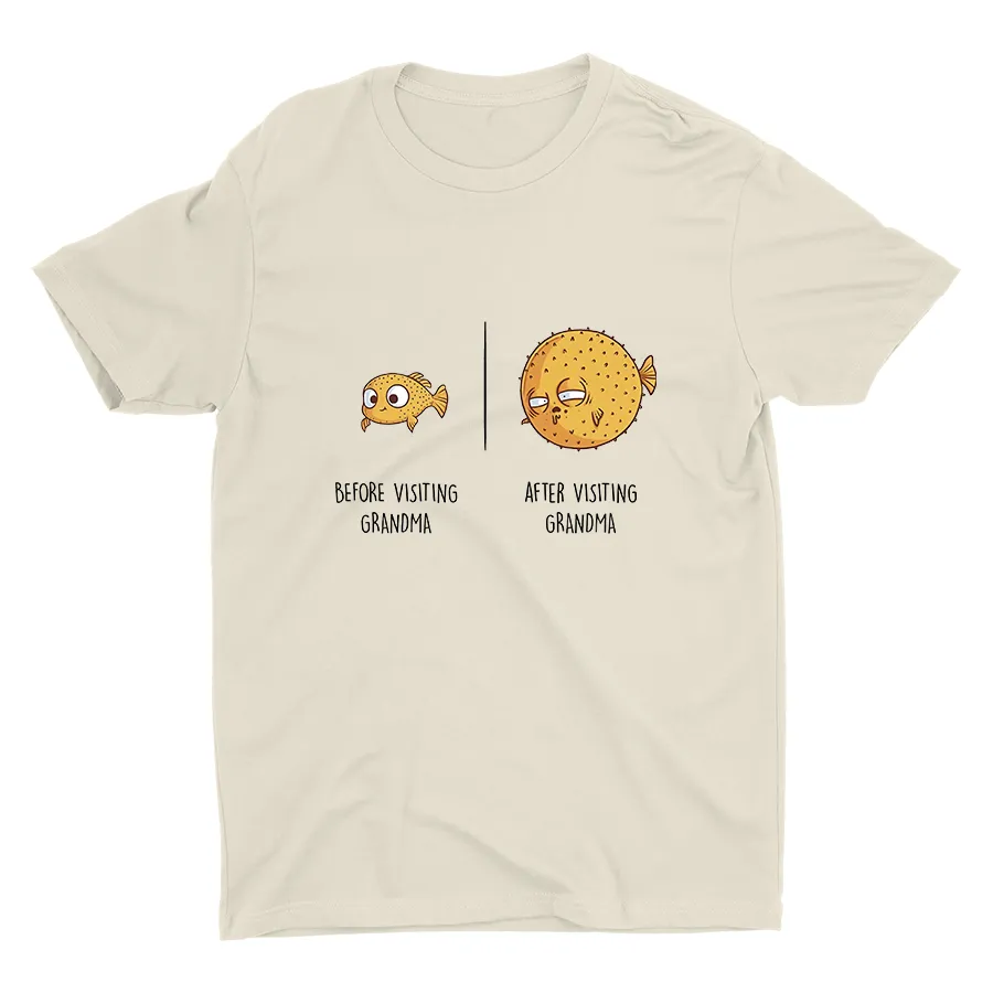 Before/After Visiting Grandma Cotton Tee