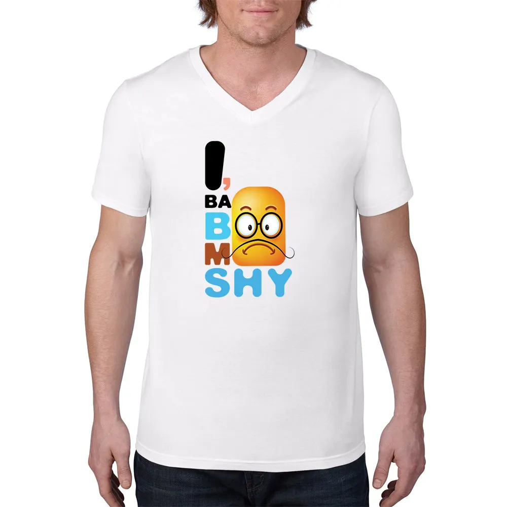 Bengali Lightweight Fashion V-Neck T-Shirt - I, Ba Boo Mo Shy