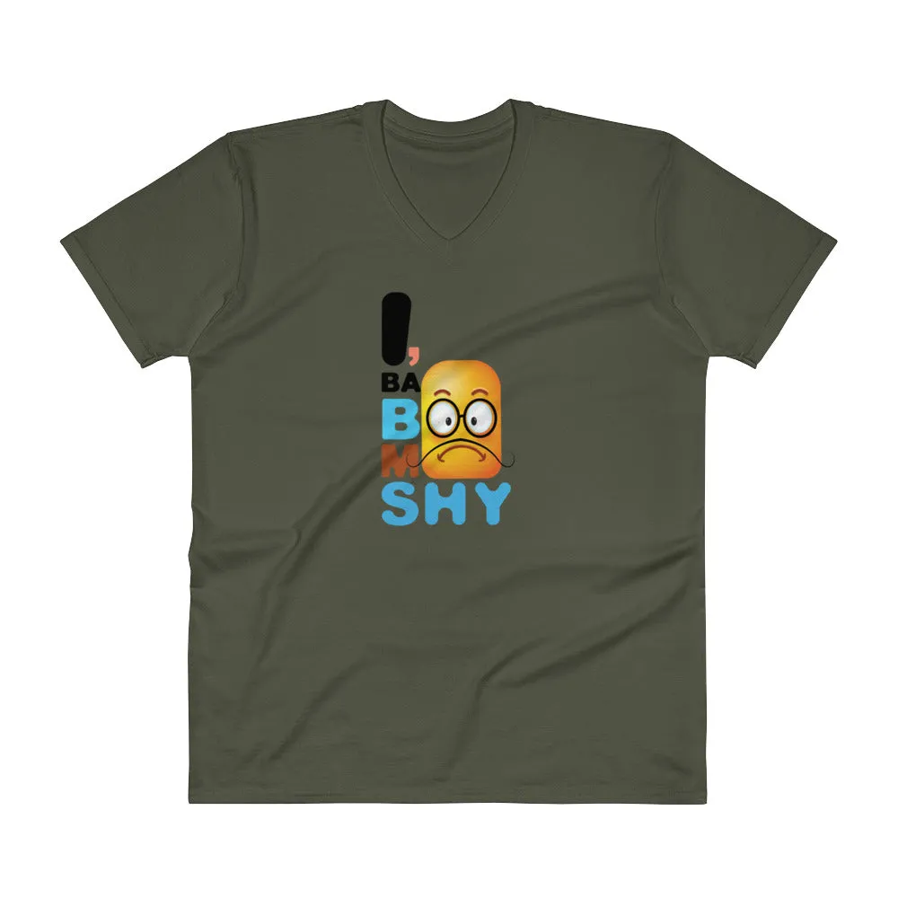 Bengali Lightweight Fashion V-Neck T-Shirt - I, Ba Boo Mo Shy