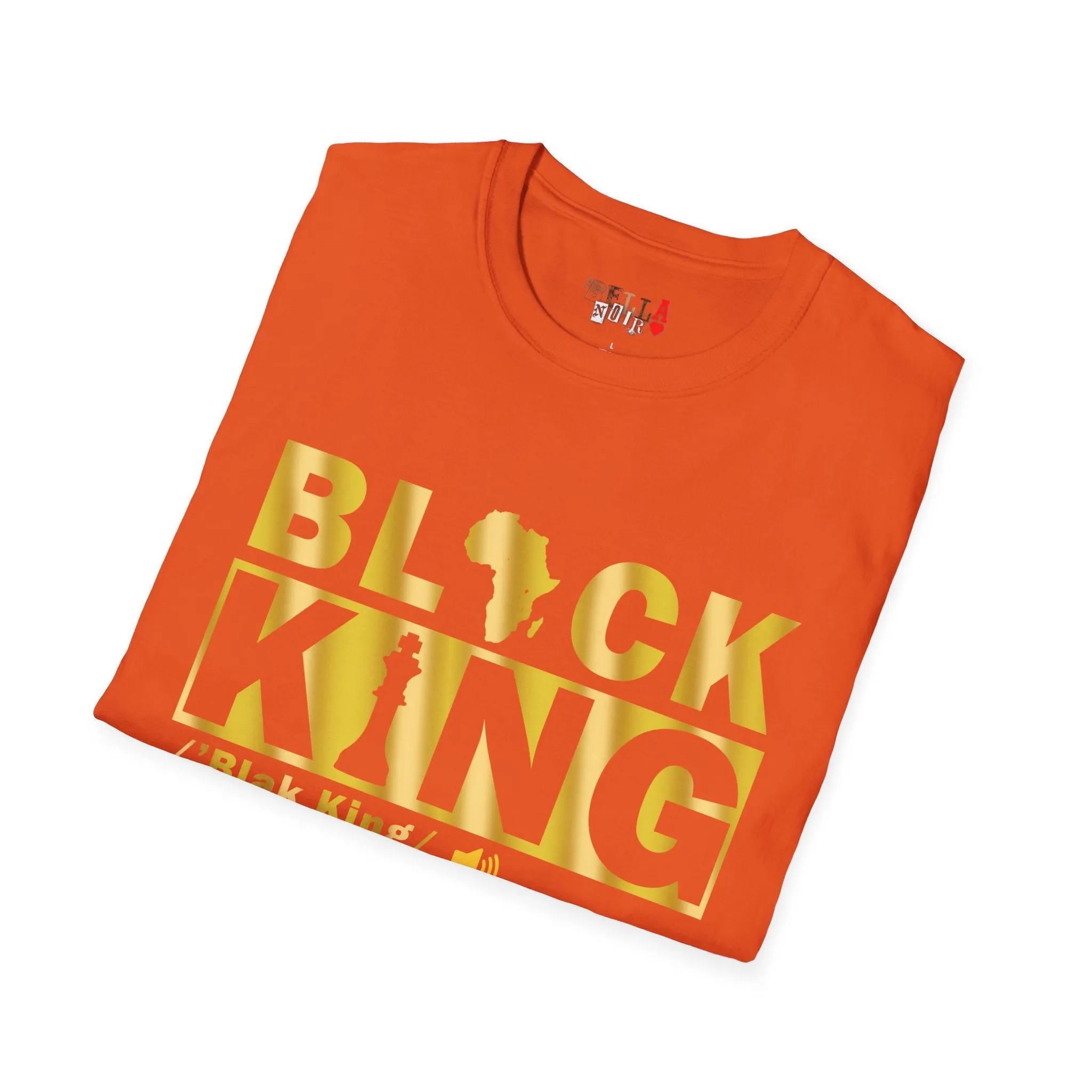 Black King Unisex Softstyle T-Shirt