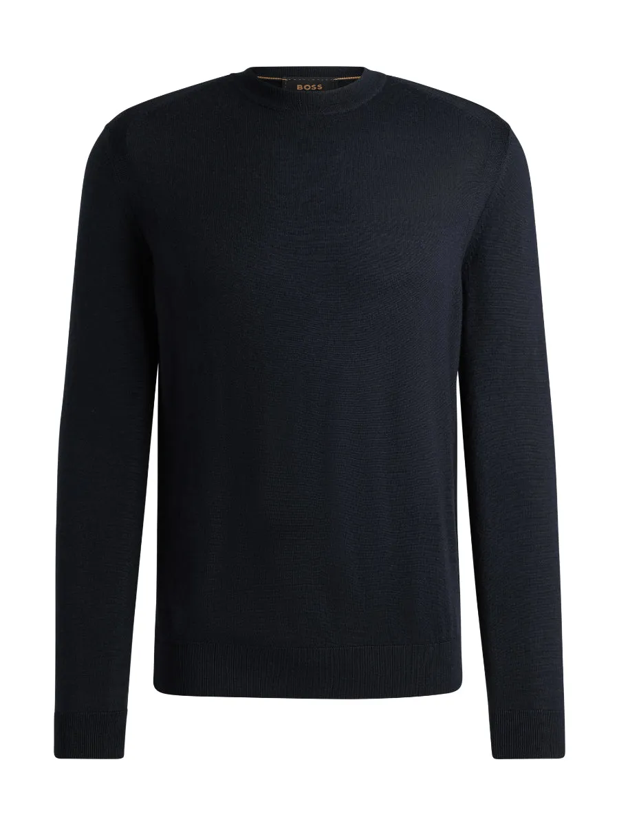 BOSS Crew-Neck Knitwear - L-Overo