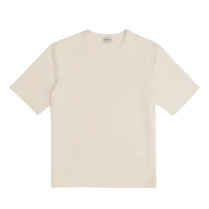 bound Textured Duty Tee - Ecru