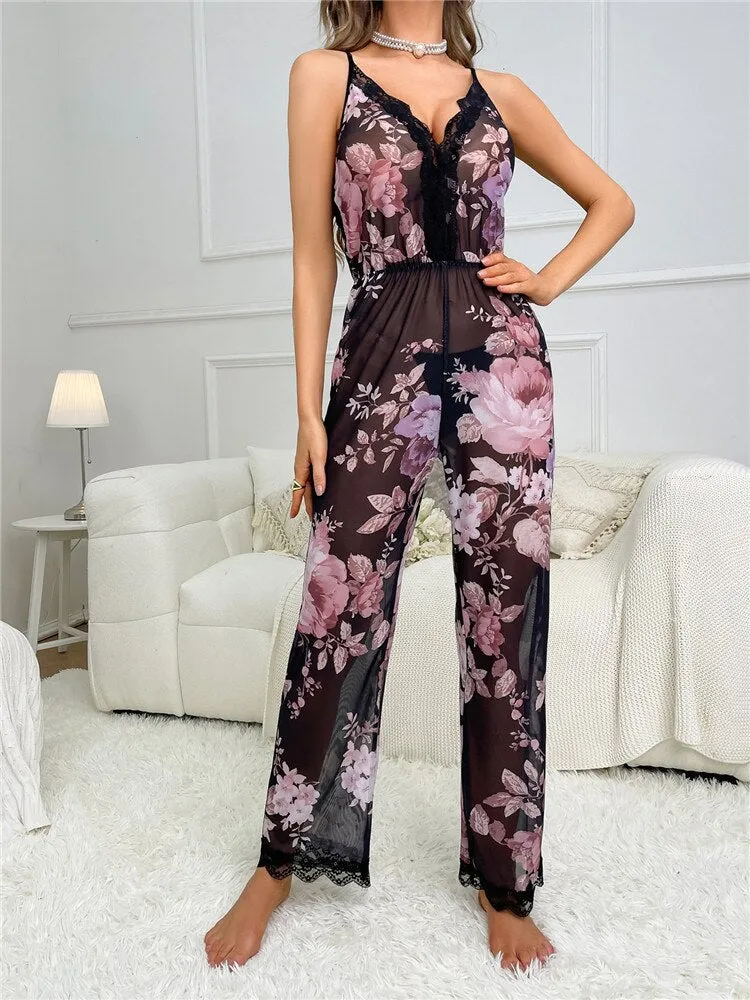 Chic Floral Lounge Set