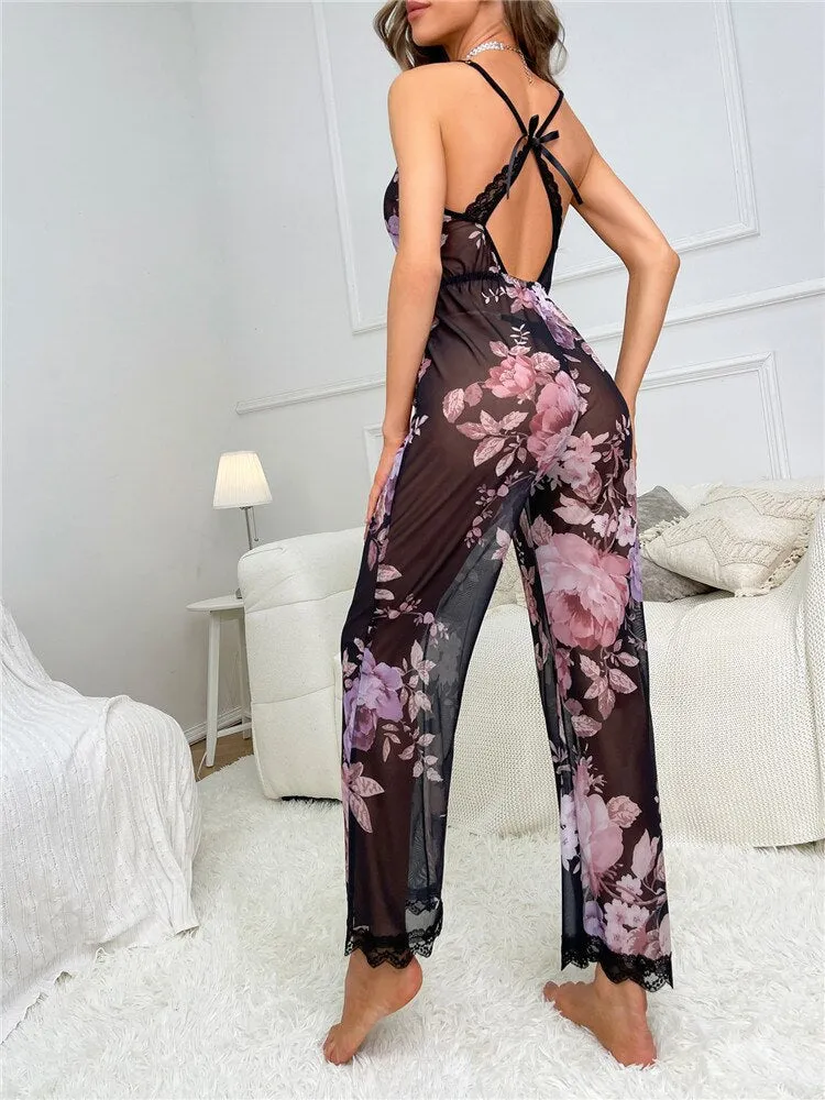 Chic Floral Lounge Set