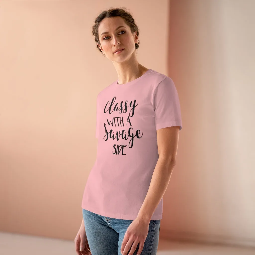 Classy With A Savage Side - T-shirt