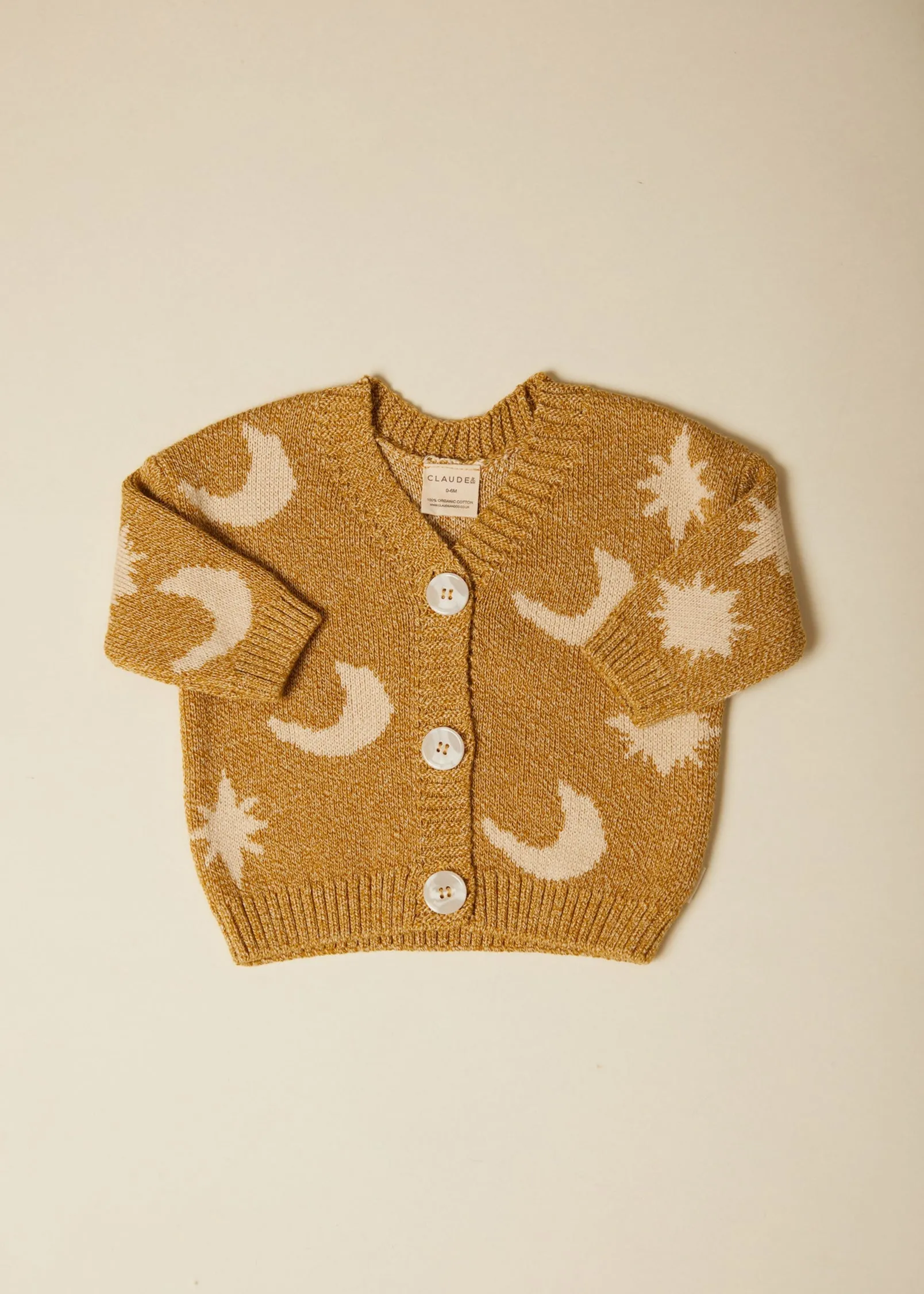 Cozmo Golden Moon Star Cardigan Baby
