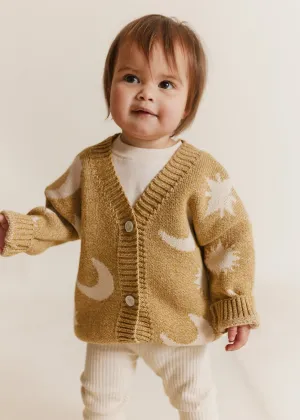 Cozmo Golden Moon Star Cardigan Baby