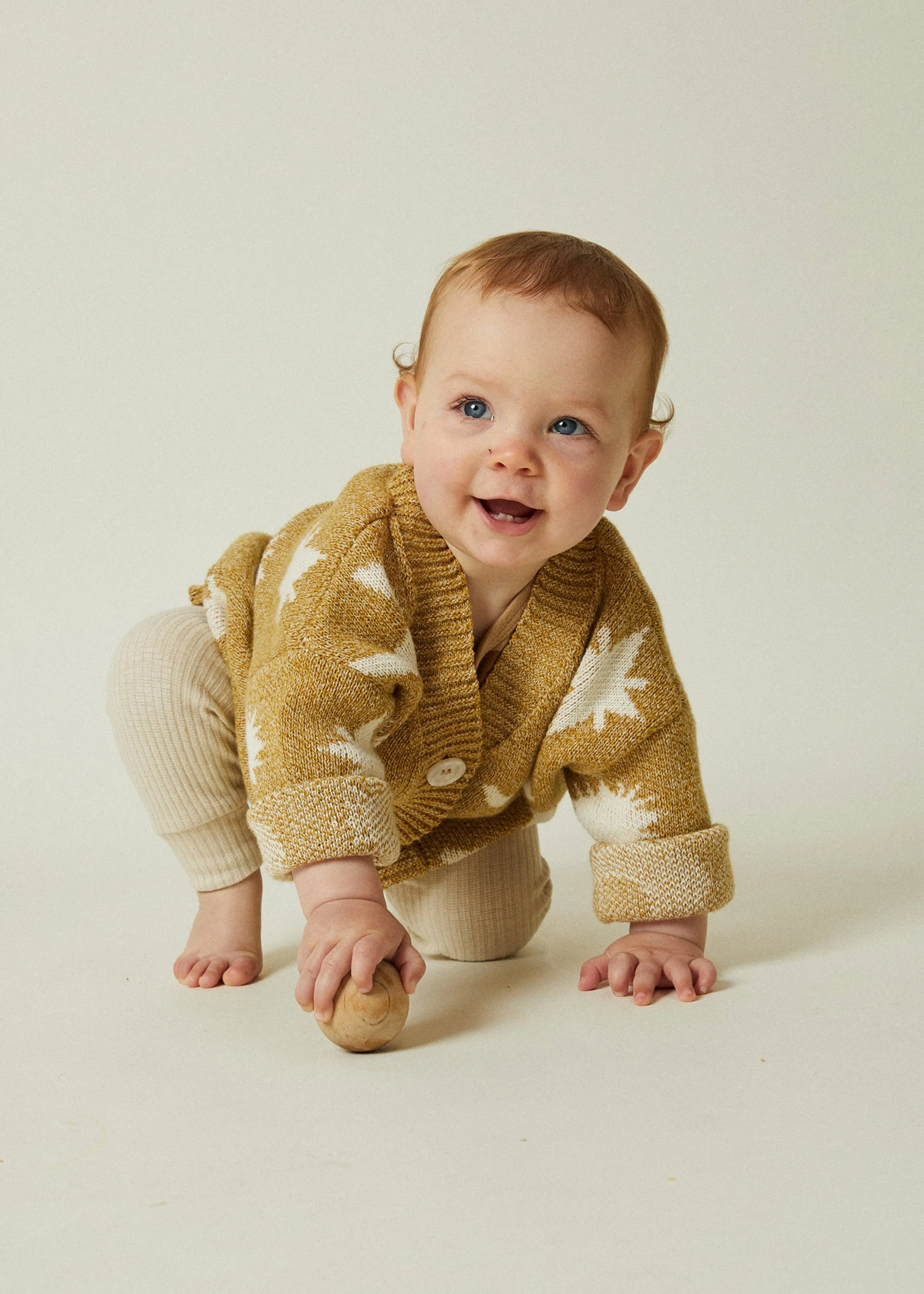 Cozmo Golden Moon Star Cardigan Baby
