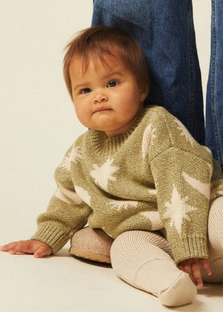 Cozmo Matcha Moon Star Sweater Baby