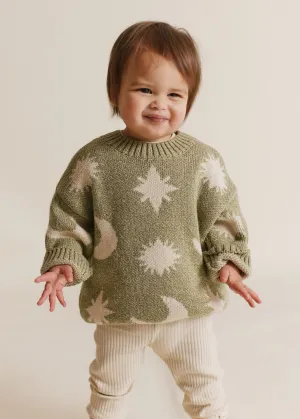 Cozmo Matcha Moon Star Sweater Baby