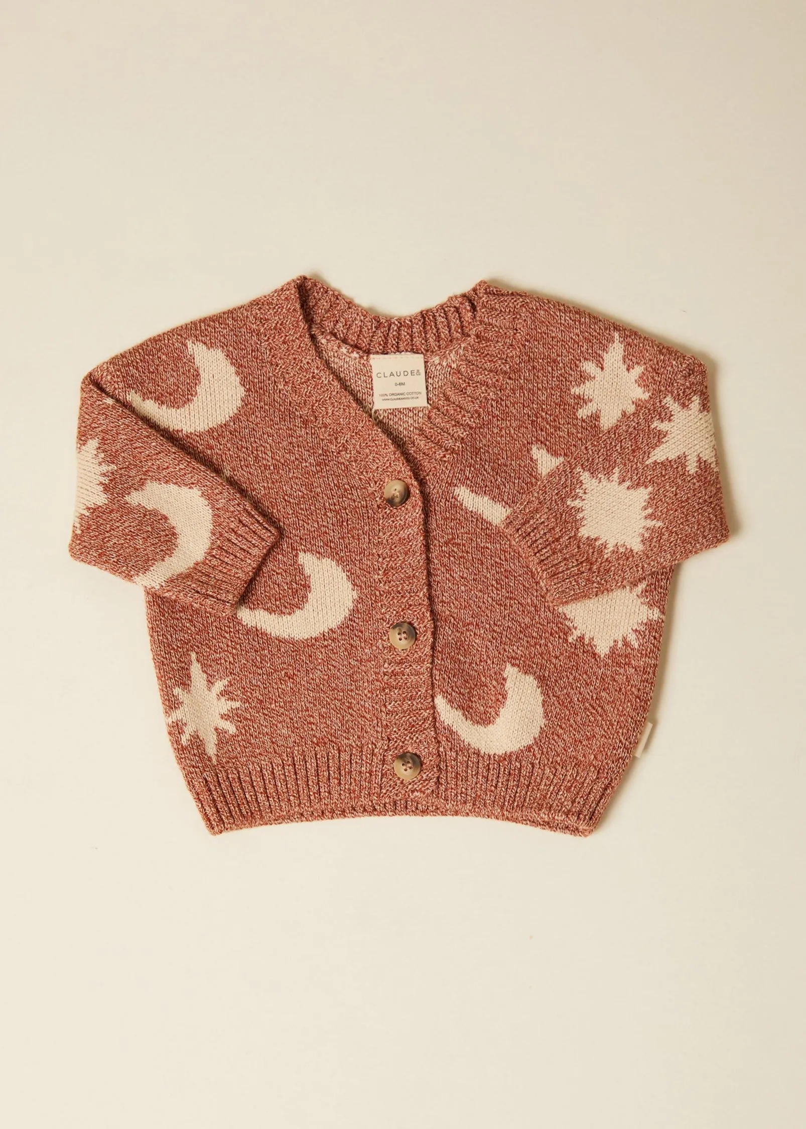 Cozmo Russet Moon Star Cardigan Baby