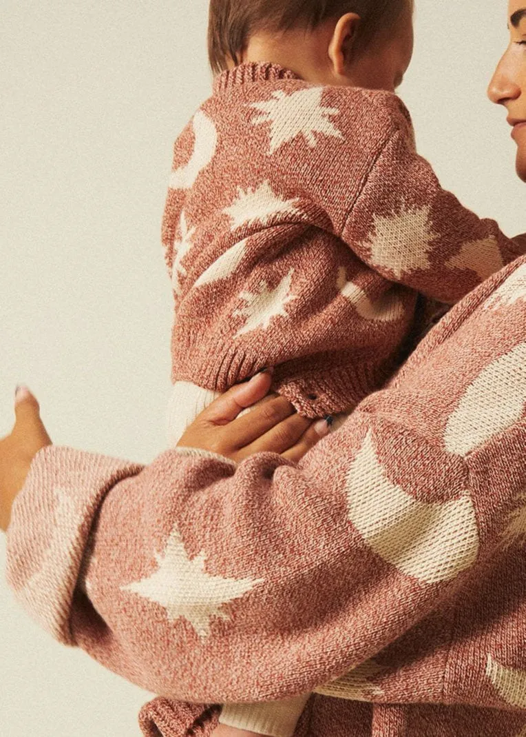 Cozmo Russet Moon Star Cardigan Baby