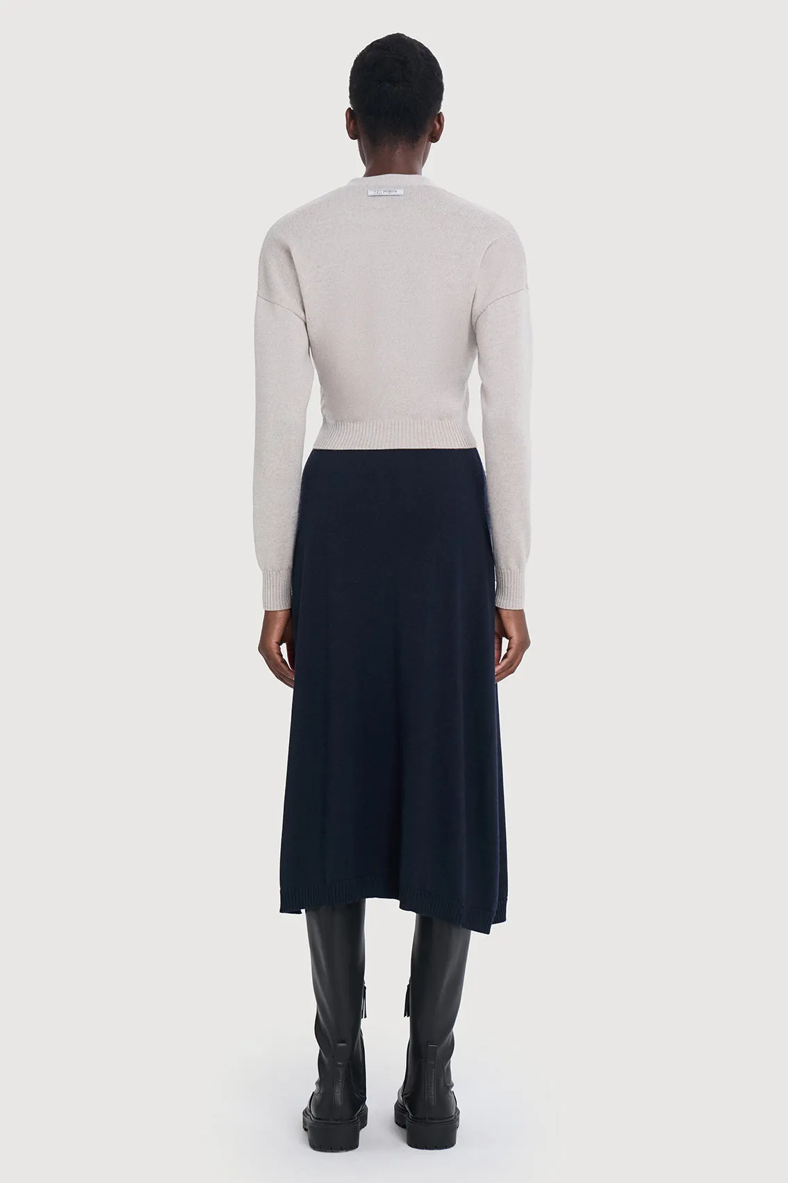 Cozy Knitwear With Tone on Tone Buttons