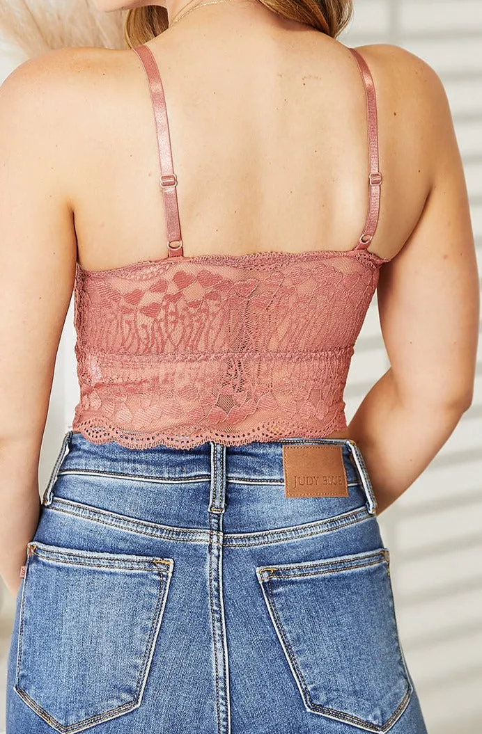 Crisscross Front Lace Bralette - Online Exclusive