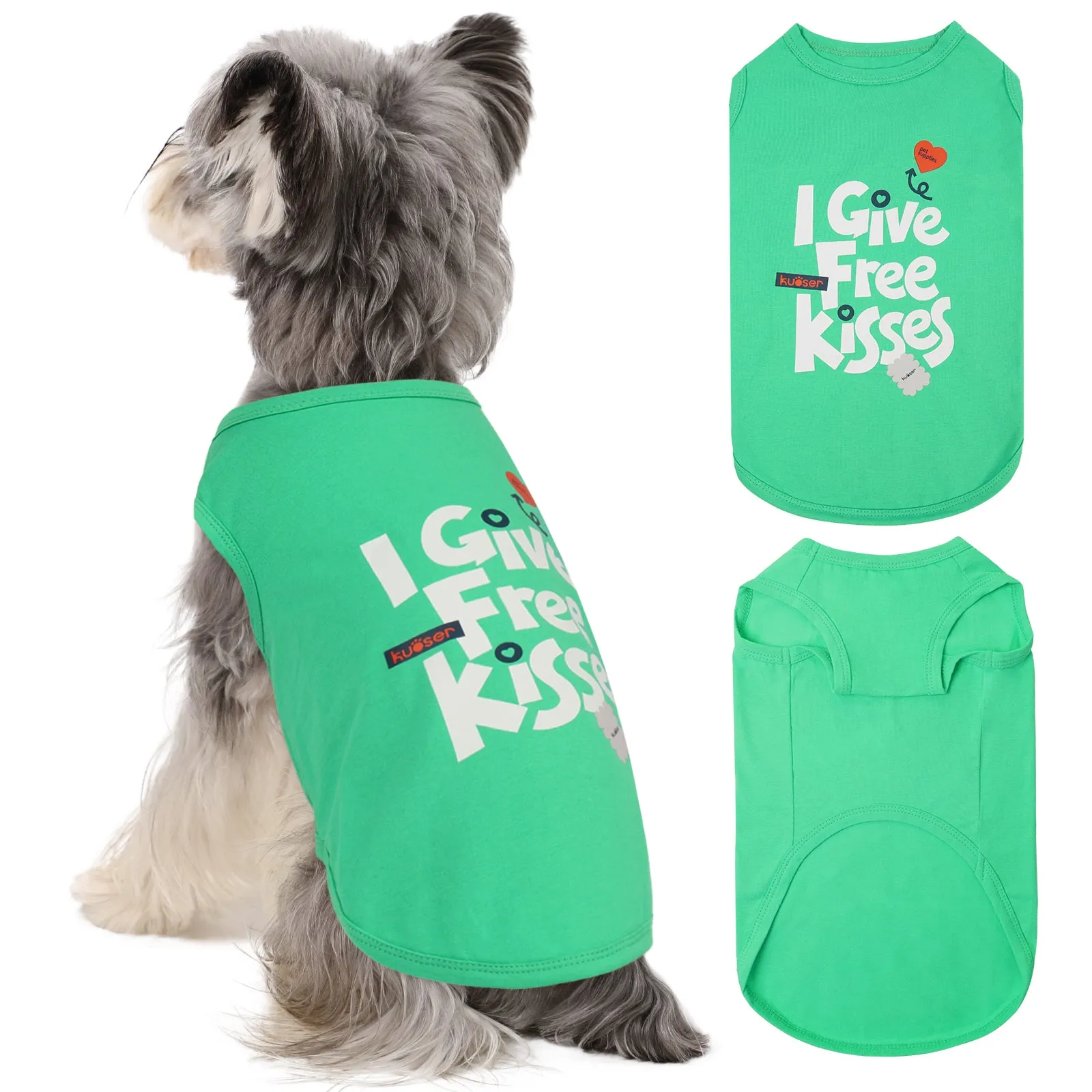Dog Shirt, Printed Dog T-Shirt Soft Breathable Dog Shirts Sweatshirt