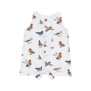 Ducks - Blue Sleeveless Shortie