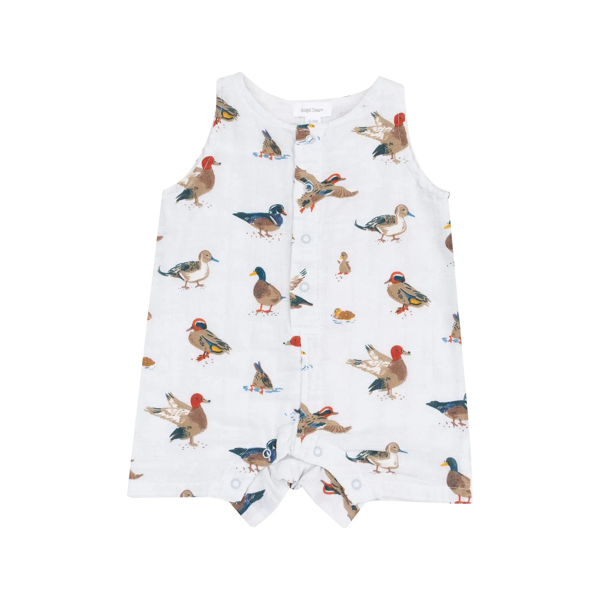 Ducks - Blue Sleeveless Shortie